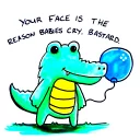 Sticker from @nodubby Offends