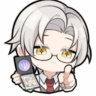 🕊 emoji 文·里希特 CHIBI — ( @stickeranimepack ) Telegram sticker 21 of 36
