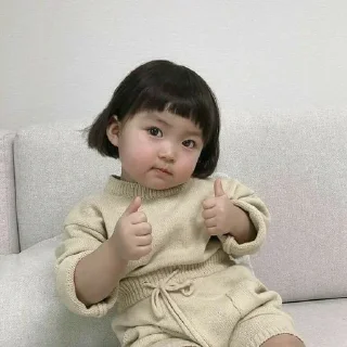 👍 emoji @Cute_Baby_GIFs Telegram sticker 11 of 22