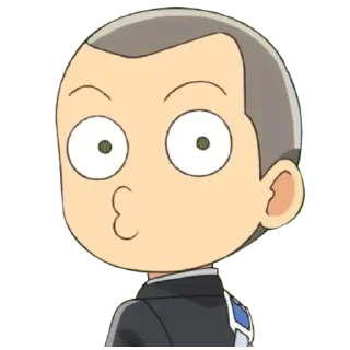 😗 emoji AOT Junior High - @Otakuzdream Telegram sticker 5 of 54
