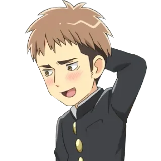 ☺️ emoji AOT Junior High - @Otakuzdream Telegram sticker 12 of 54
