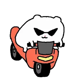 ⭐ emoji 망그러진 햄터 2 @moe_sticker_bot Telegram sticker 5 of 24
