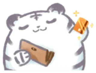 🐯 emoji 白虎球 1 Telegram sticker 15 of 32