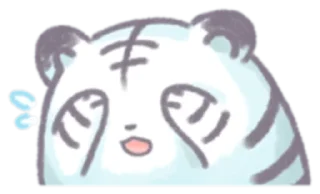 🐯 emoji 白虎球 1 Telegram sticker 7 of 32