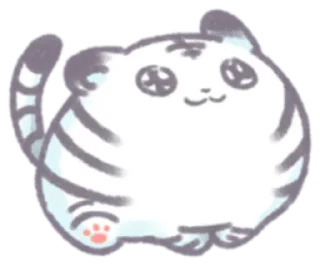 🐯 emoji 白虎球 1 Telegram sticker 18 of 32