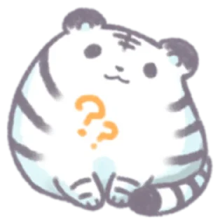 🐯 emoji 白虎球 1 Telegram sticker 12 of 32