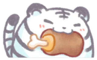 🐯 emoji 白虎球 1 Telegram sticker 21 of 32
