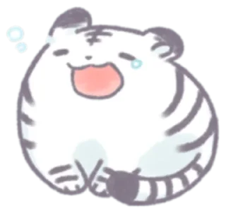 🐯 emoji 白虎球 1 Telegram sticker 17 of 32