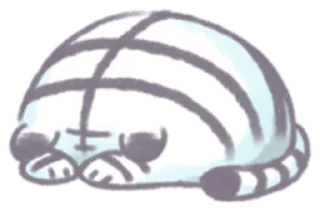 🐯 emoji 白虎球 1 Telegram sticker 9 of 32