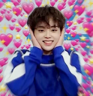 Sticker from produce x 101 meme @monfichier