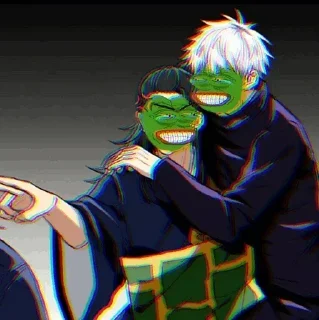 🐸 emoji ⁰⁰² 𓆩乙єяσ тωσ𓆪s kang pack 1 Telegram sticker 11 of 114