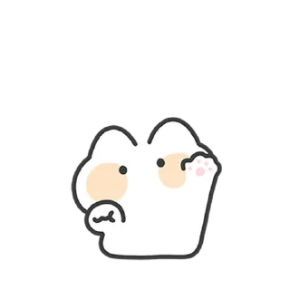 Sticker from 몽실몽실 냥냥이 4 By @KakaoEmoticon