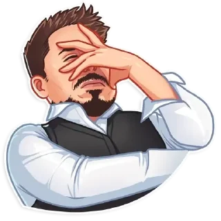 😔 emoji Ragi's sticker @StickersPackRobot Telegram sticker 7 of 70