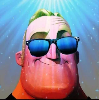 Sticker from Mr. Incredible by @callmesenpaibish