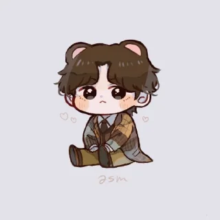 🐯 emoji ☆ taehyung — @jeonvo.cøm Telegram sticker 11 of 20