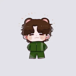 🐯 emoji ☆ taehyung — @jeonvo.cøm Telegram sticker 3 of 20
