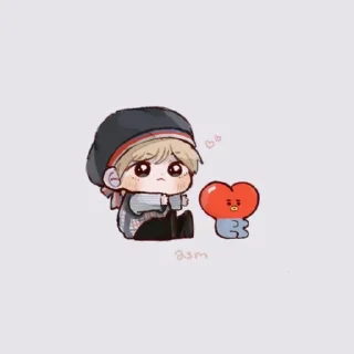 🐯 emoji ☆ taehyung — @jeonvo.cøm Telegram sticker 2 of 20