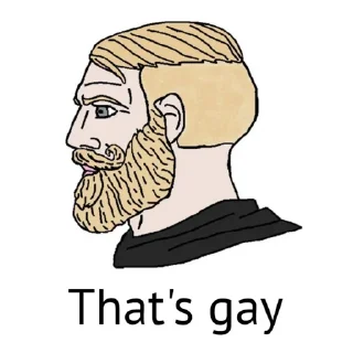 🤔 emoji Wojak Boys vs Girls by @XperuNub Telegram sticker 7 of 103
