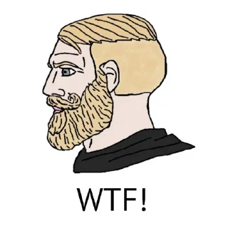 🤔 emoji Wojak Boys vs Girls by @XperuNub Telegram sticker 16 of 103