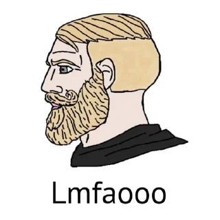 🤔 emoji Wojak Boys vs Girls by @XperuNub Telegram sticker 15 of 103