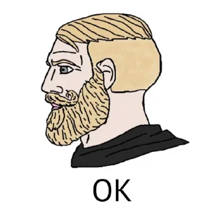 🤔 emoji Wojak Boys vs Girls by @XperuNub Telegram sticker 3 of 103