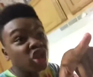 😡 emoji black man sus Telegram sticker 12 of 20