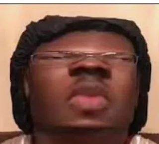 😑 emoji black man sus Telegram sticker 18 of 20