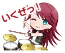 🎵 emoji バンドリ！ ガールズバンドパーティ！ Telegram sticker 9 of 84