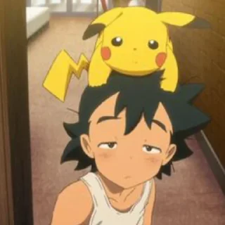 Sticker from Ash Ketchum, Satoshi - @StickerAnimePack
