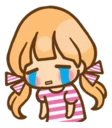 😢 emoji twin blonde Telegram sticker 14 of 100