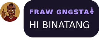Sticker from Badut