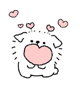 ❤️ emoji Fur Ball @AnimeLibrary_Stickers Telegram sticker 10 of 25
