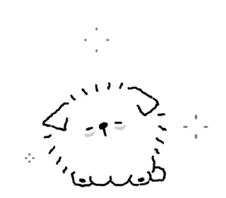 Sticker from Fur Ball @AnimeLibrary_Stickers