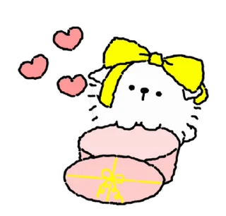 🎁 emoji Fur Ball @AnimeLibrary_Stickers Telegram sticker 11 of 25