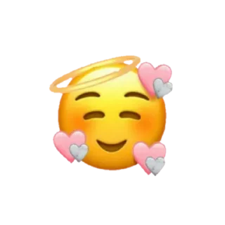🥰 emoji @STJCKER  𓃭 @OURcatalouge 💘 Telegram sticker 8 of 80