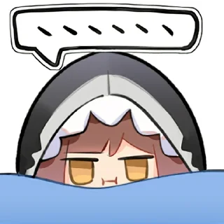 😶 emoji 七海Nana7mi Telegram sticker 10 of 16