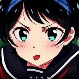 😜 emoji Ruka Sarashina - @Otakuzdream Telegram sticker 3 of 72
