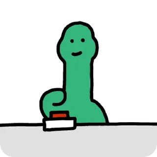 💬 emoji 자비없고 잔인한 브라키오 By @KakaoEmoticon Telegram sticker 3 of 24