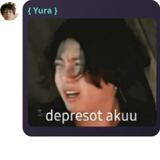 😔 emoji Yura's stickerss Telegram sticker 17 of 42