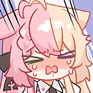 🥹 emoji 桃井最中Monaka Telegram sticker 8 of 20