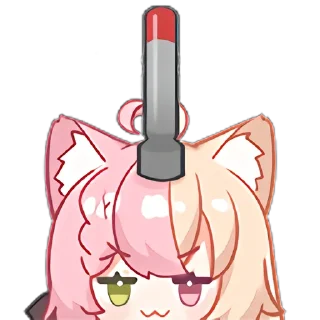 ☝️ emoji 桃井最中Monaka Telegram sticker 9 of 20