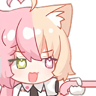 😜 emoji 桃井最中Monaka Telegram sticker 18 of 20