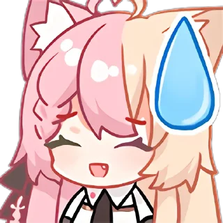 😅 emoji 桃井最中Monaka Telegram sticker 7 of 20