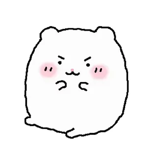 ⭐ emoji 망그러진 햄터 2 @moe_sticker_bot Telegram sticker 9 of 24