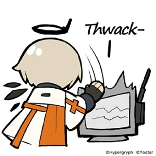 ☹️ emoji All Arknight 2 Telegram sticker 7 of 109