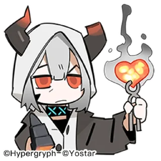 ❤️ emoji All Arknight 2 Telegram sticker 11 of 109