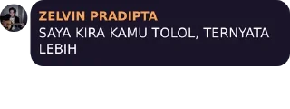 Sticker from BACOT SANTUY @ZELVIN