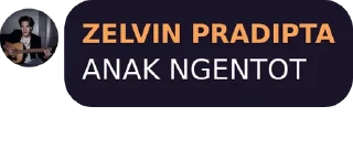 Sticker from BACOT SANTUY @ZELVIN
