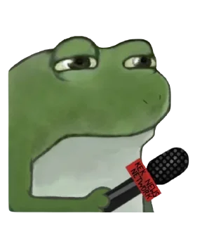 🎙️ emoji Froggum Pack Telegram sticker 18 of 83