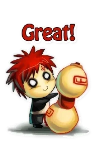👌 emoji NARUTO CHIBI | @COZYFOCX Telegram sticker 10 of 65